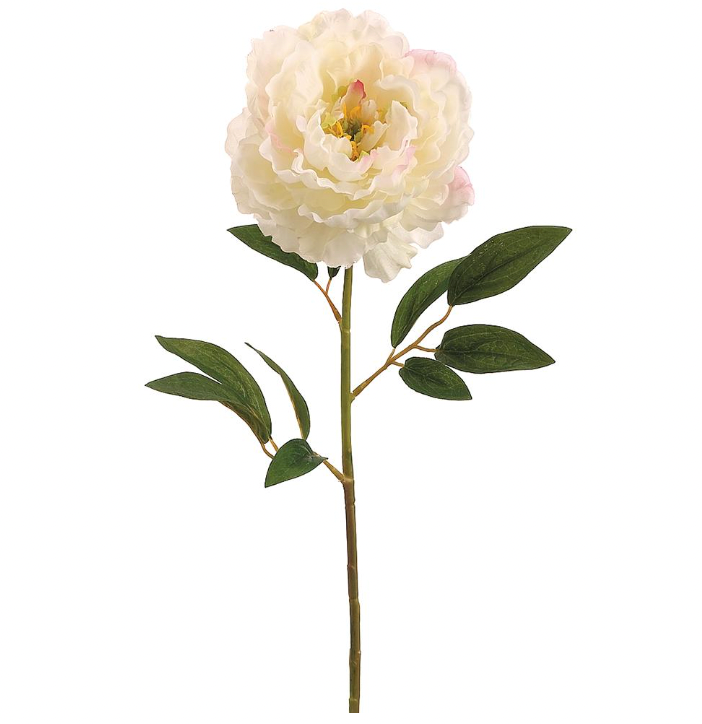29" Cream Peony Spray