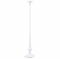 31.5" White Metal Candle Holder