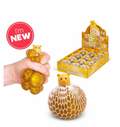 SQUISHY MESH PET - GOLD BEAR