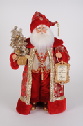 Christmas Carousel Collection - 19" Lighted Jeweled Santa