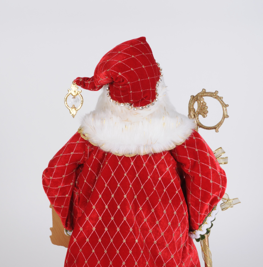 Christmas Carousel Collection - 19" Wonders of Christmas Santa