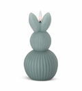 6.25" Green Accordion LED Bunny Candle with Timer