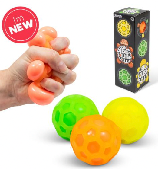 SCRUNCHEMS FUSION DIDDY SQUISH BALLS - 3 PACK