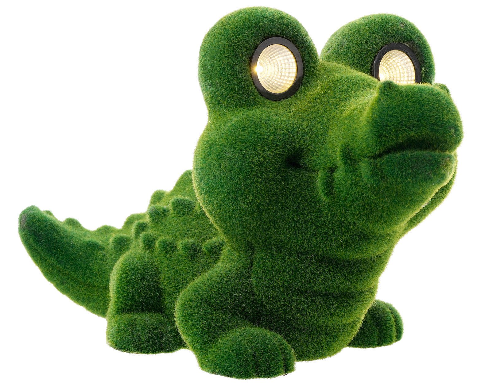 17.5" MOSSY SOLAR LED ALLIGATOR