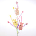 29.5" Easter Glitter Rabbit Spray