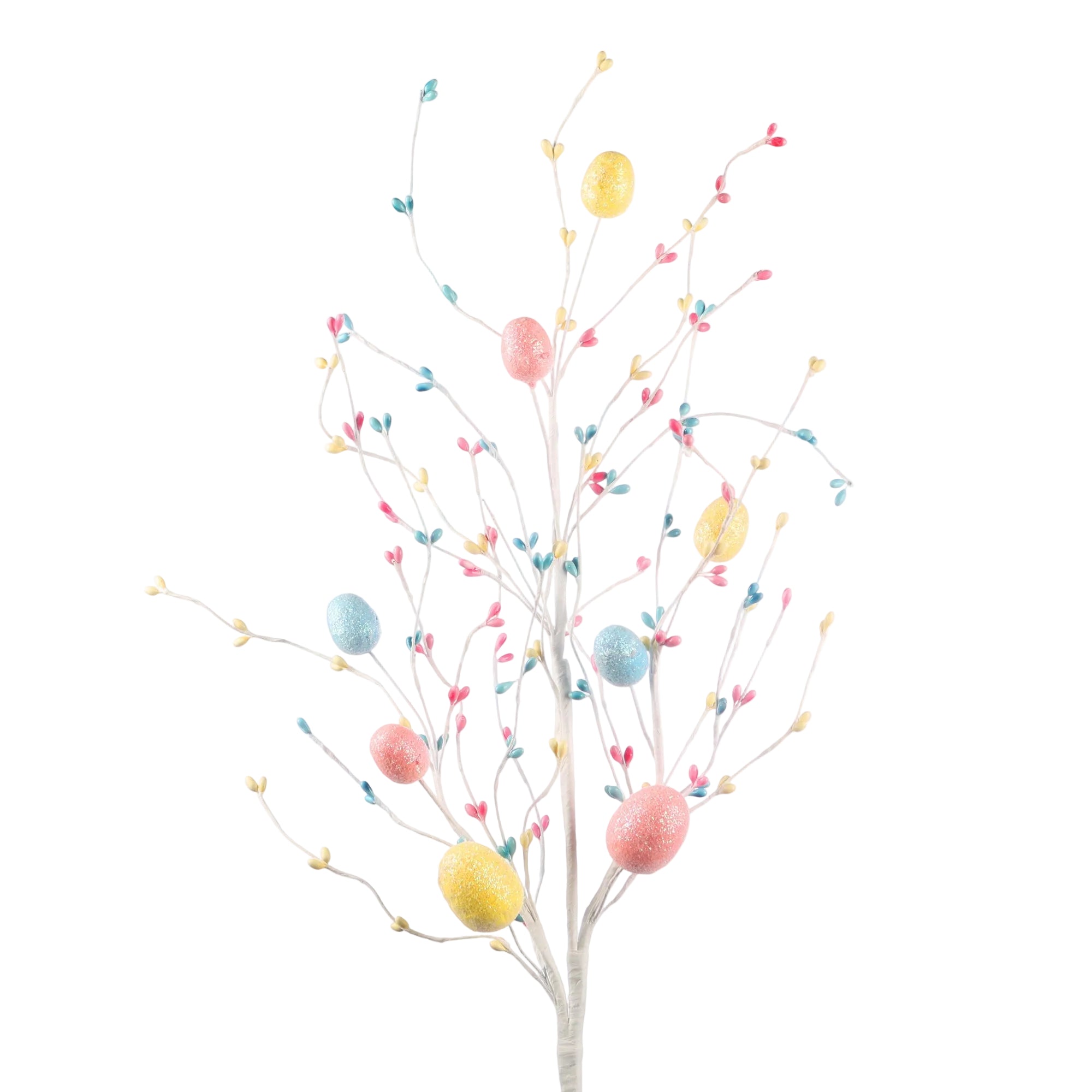 31.5" Easter Glitter Egg Spray Multi