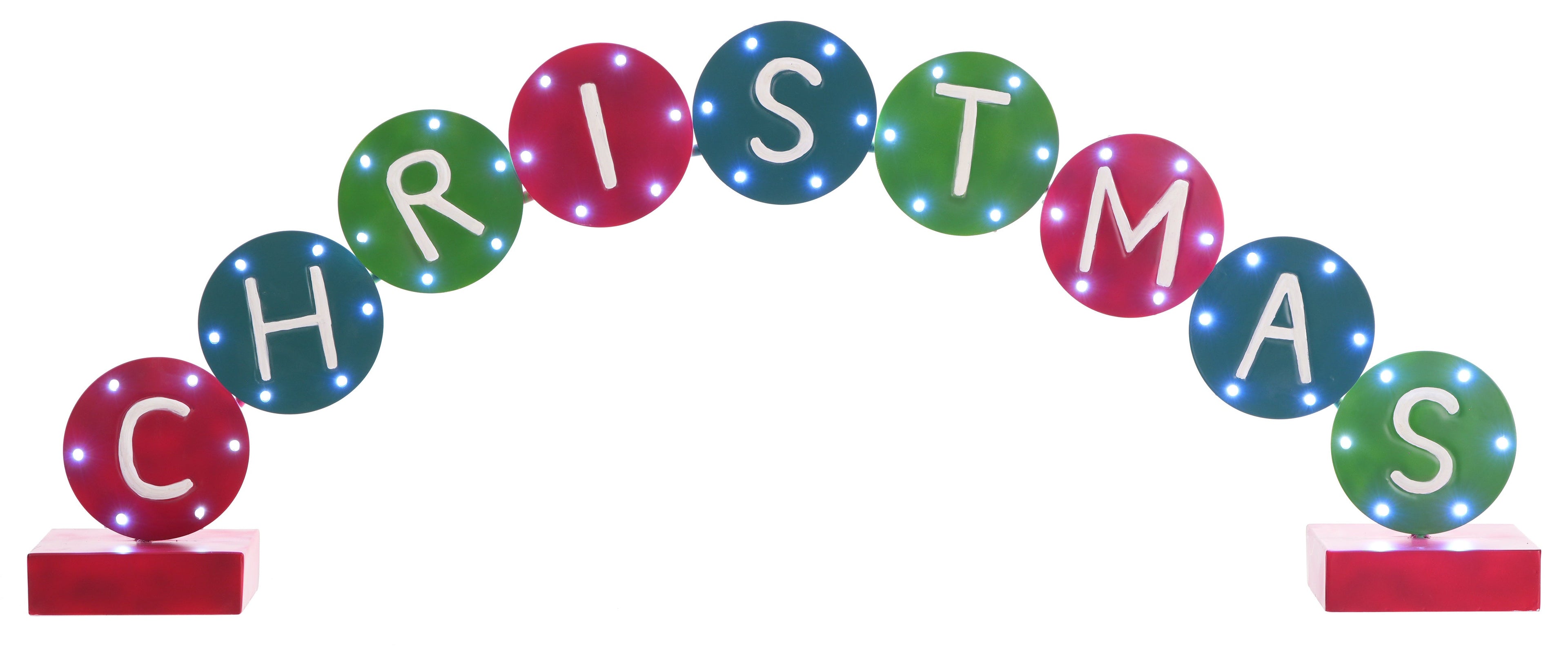 Santa's Sweet Shoppe Collection - 38" Metal Christmas Mantel Arch