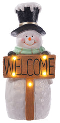 Santa's Sweet Shoppe Collection - 30" Resin Light Up Snowman