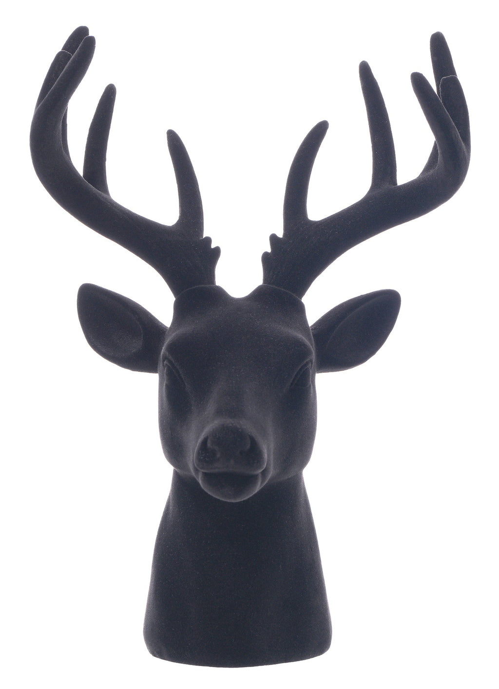 Christmas Carousel Collection - 11" Flocked Deer Head