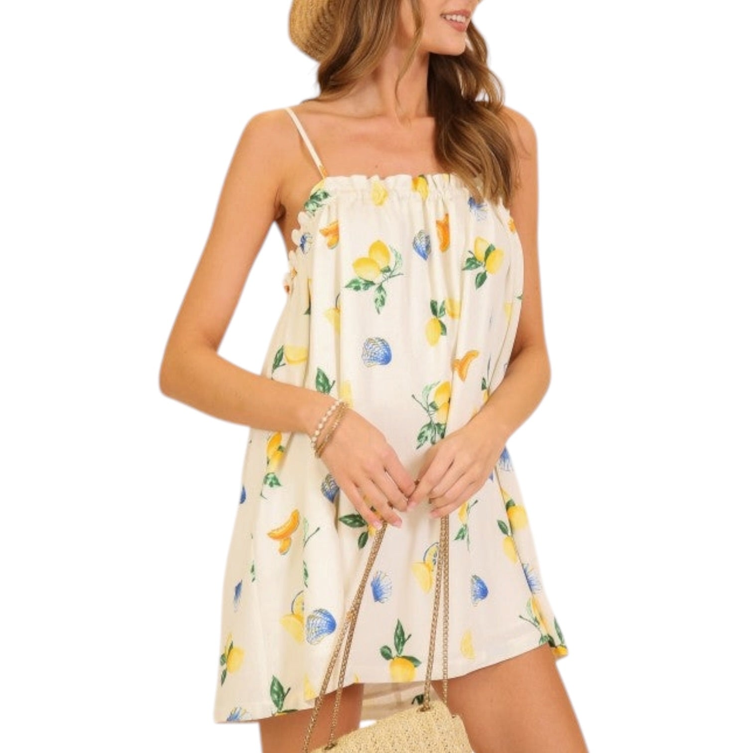 Limonata Breeze Tie-back Mini Dress