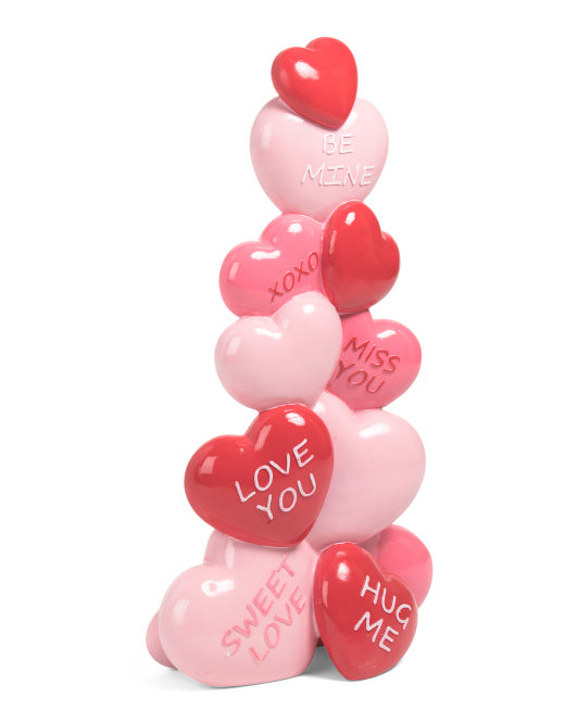 Valentine's Day - 36" Indoor / Outdoor Stacked Hearts Decor