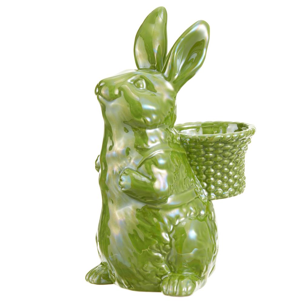 9" Bunny Planter  Green