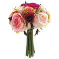 9" Confetti Rose Bouquet - Fuchsia / Pink