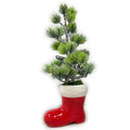 Christmas Carousel Collection - 14" Noble Fir in Santa Boot Container