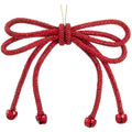 Valentine's Day - 5.5" Red Sparkle Bow Ornament