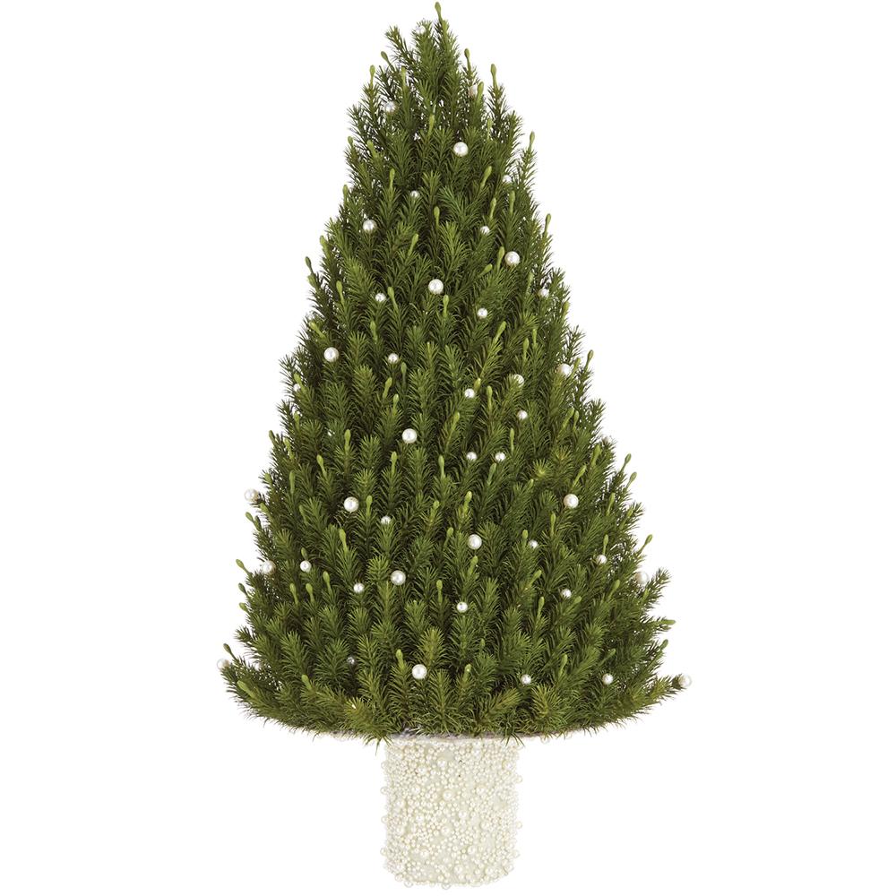 33.5 Pearl Pine Tree with Pearl Pot - Wall Decor