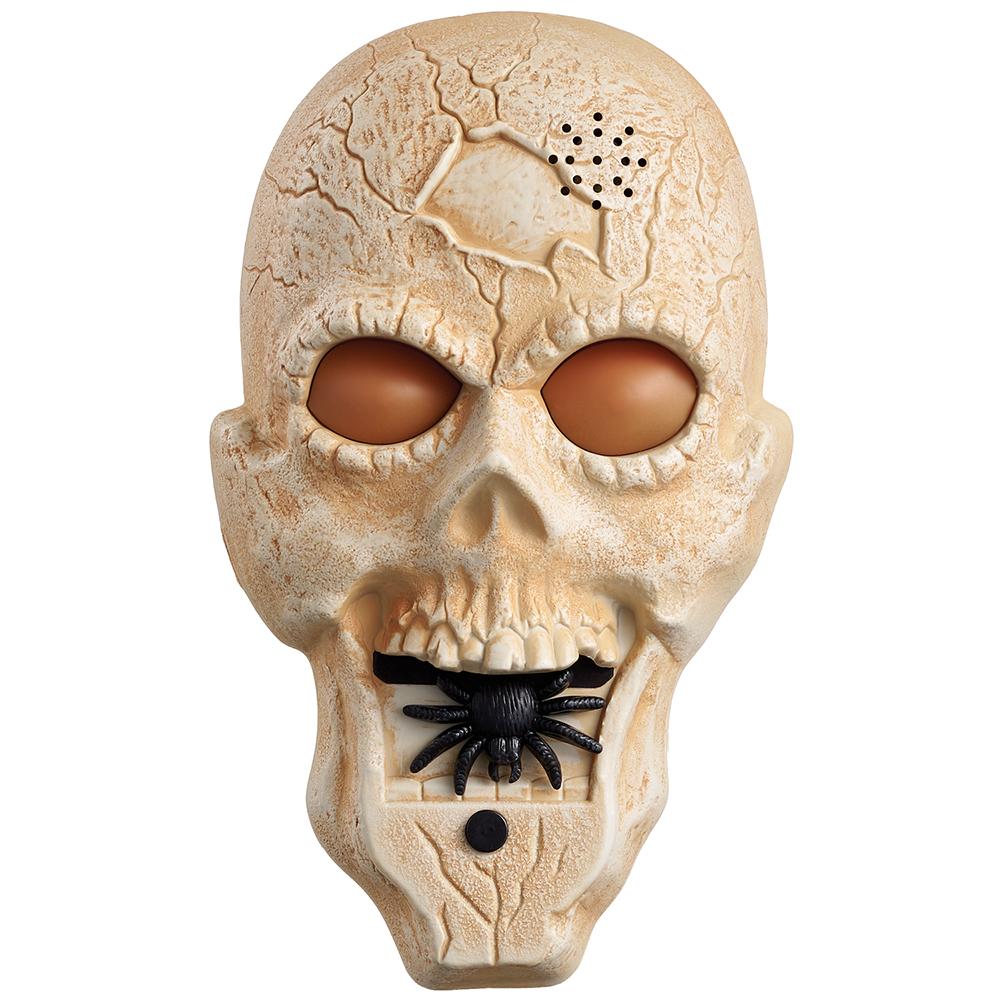 9" Skull Doorbell with Light And Voice