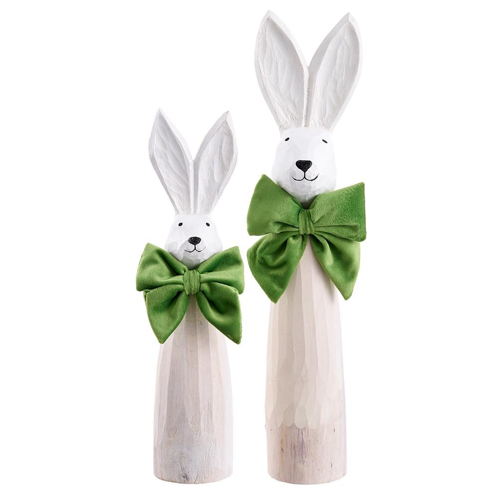 12" & 15" Wooden Bunny - SET OF 2