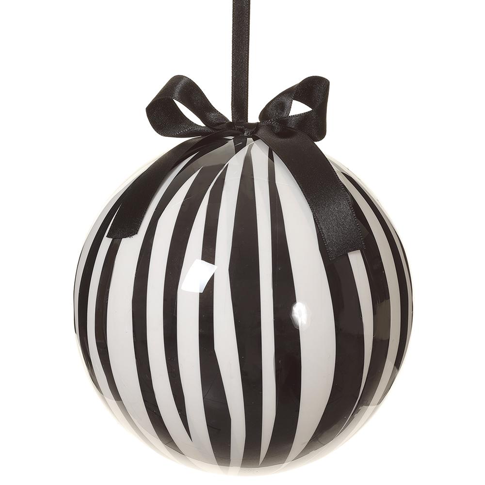 Royal Easter - Black & White Ball Ornament