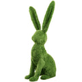 21" FURRY MOSS COVERED BUNNY