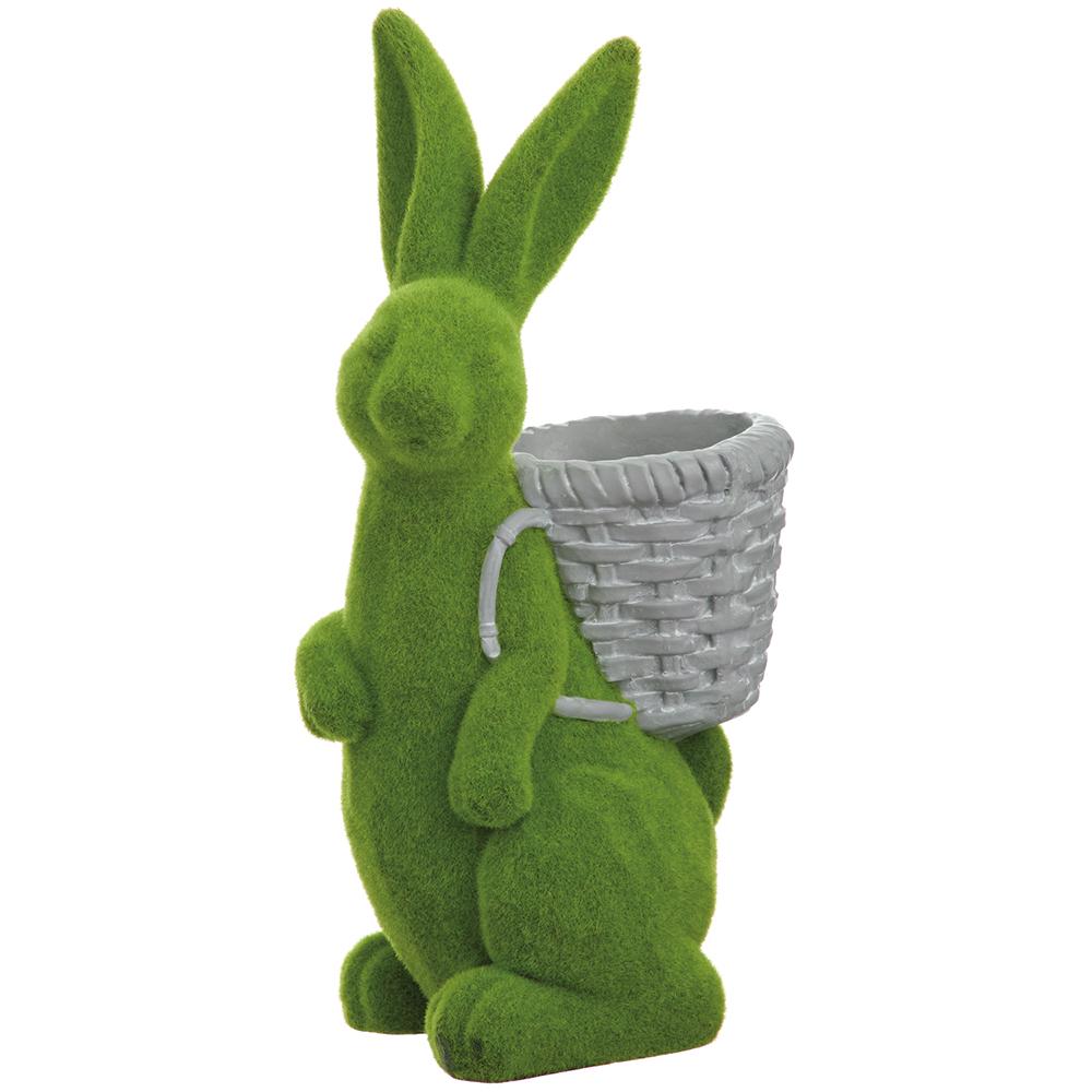 22" Moss Bunny Carrying A Basket