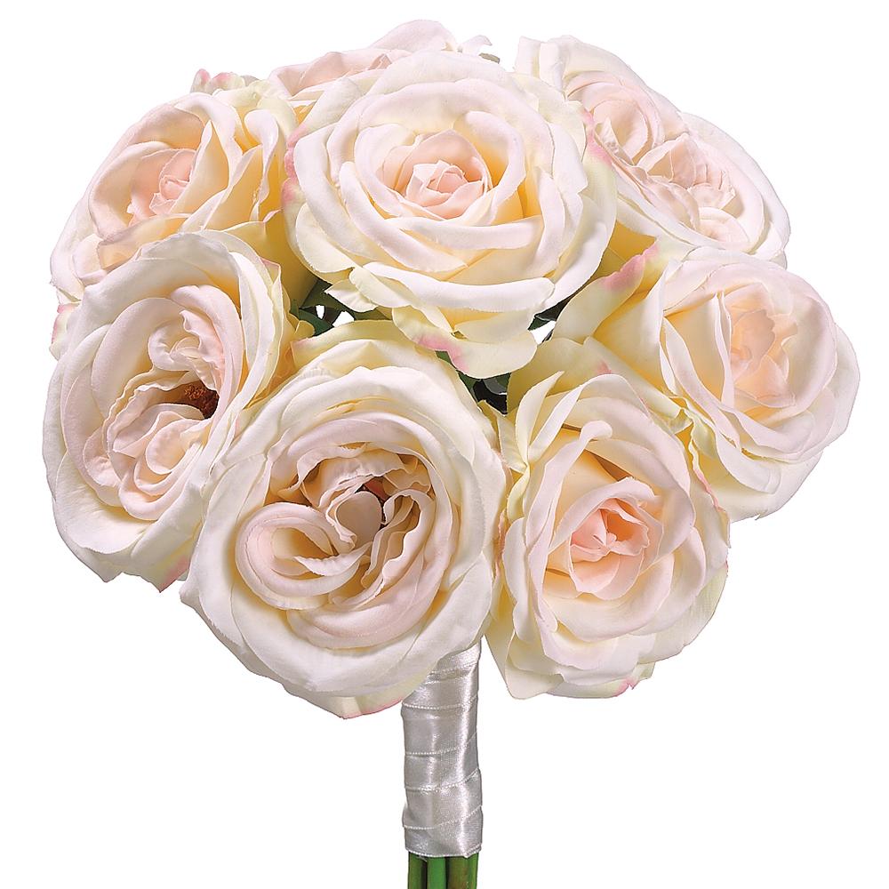 11" Rose Bouquet  Cream / Blush