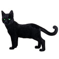21" Flocked Black Cat