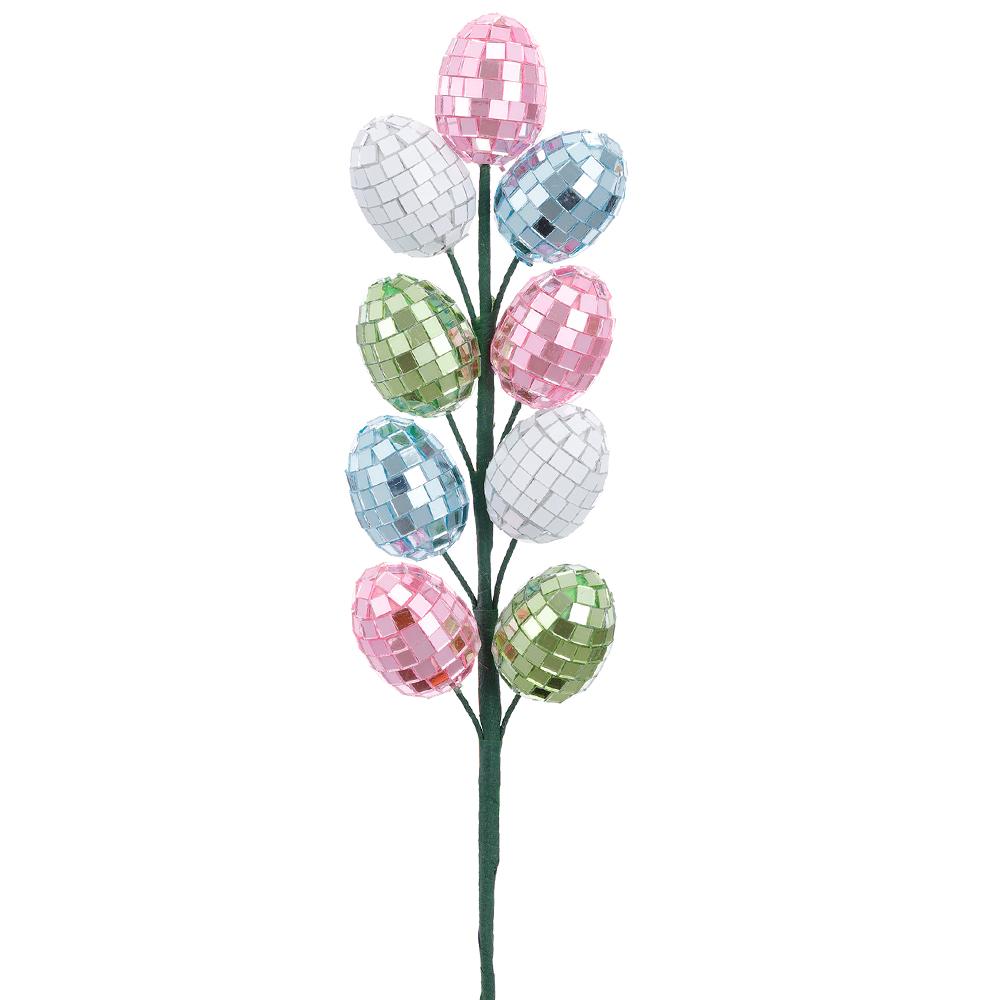 12" Mosaic Egg Spray