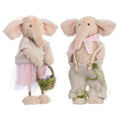 9" Mr. & Mrs. Spring Elephant - SET OF 2