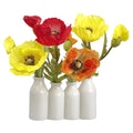 9.5" Poppy in Ceramic Bottle Vase