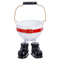 Metal Santa Planter