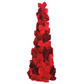 Christmas Carousel Collection 47" Velvet Bow Tree Red