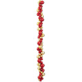 Christmas Carousel Collection - 4FT Ornament Ball Garland -  Red Gold