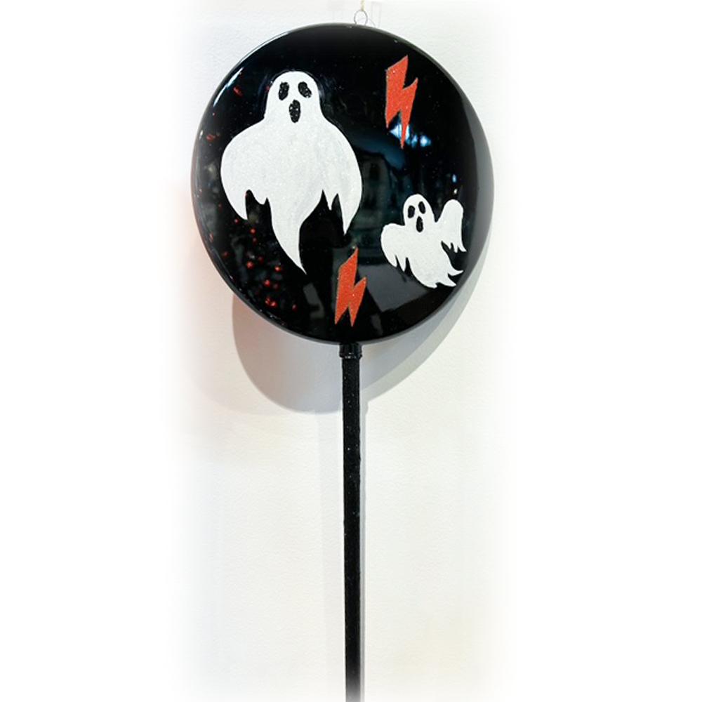 26" Resin Balloon Ghost Hanging Decor