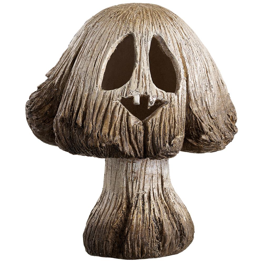 14" INDOOR / OUTDOOR Jack-O-Lantern Mushroom
