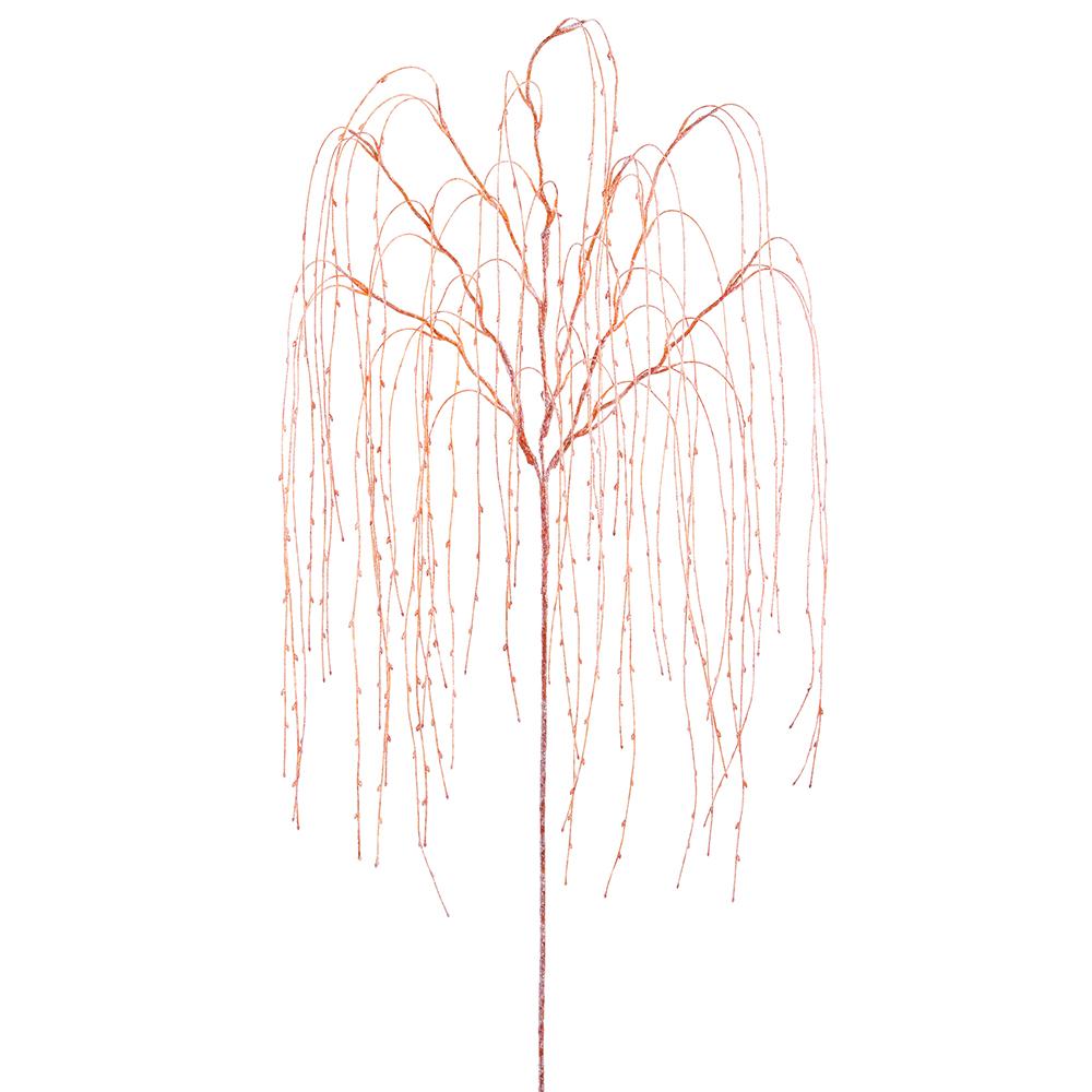 69" Glittered Willow Hanging Spray