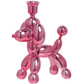 Santa's Sweet Shoppe Collection - 	8.5" Poodle Taper Candle Holder