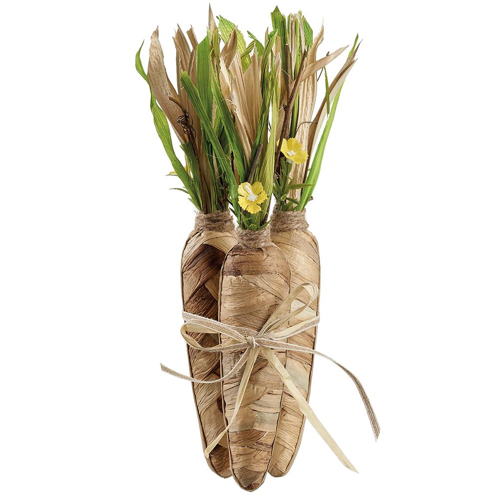 13" Carrot Trio Decor