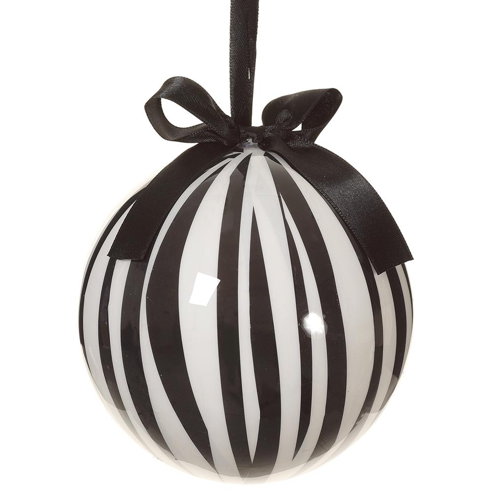 Royal Easter - Black & White Ball Ornament