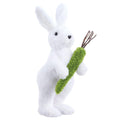 13.5" Bunny With Mossy Carrot