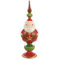 Christmas Carousel Collection - 13" Santa Finial