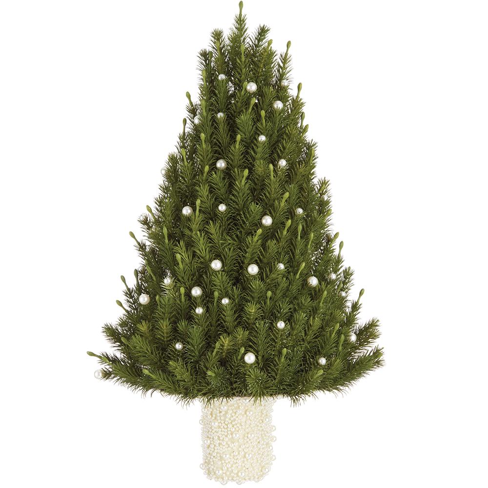24" Pearl Pine Tree with Pearl Pot - Wall Decor