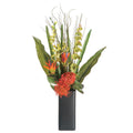 26" Protea / Bird of Paradise in Tin Pot