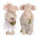 12" Mr. & Mrs. Spring Elephant - SET OF 2