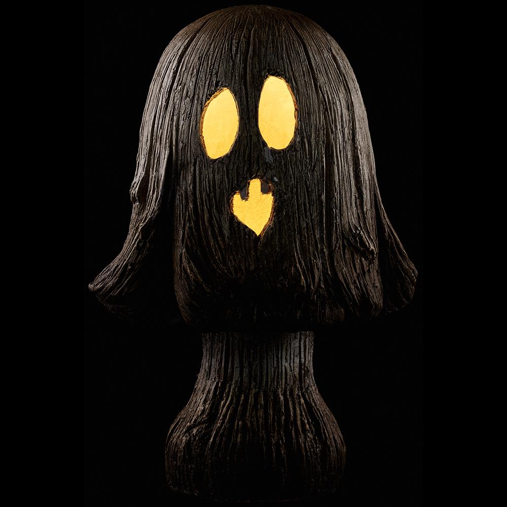 19" INDOOR / OUTDOOR Jack-O-Lantern Mushroom