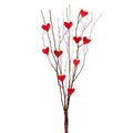 Cupid's Valentine 	29.5" Heart Twig Bundle Red