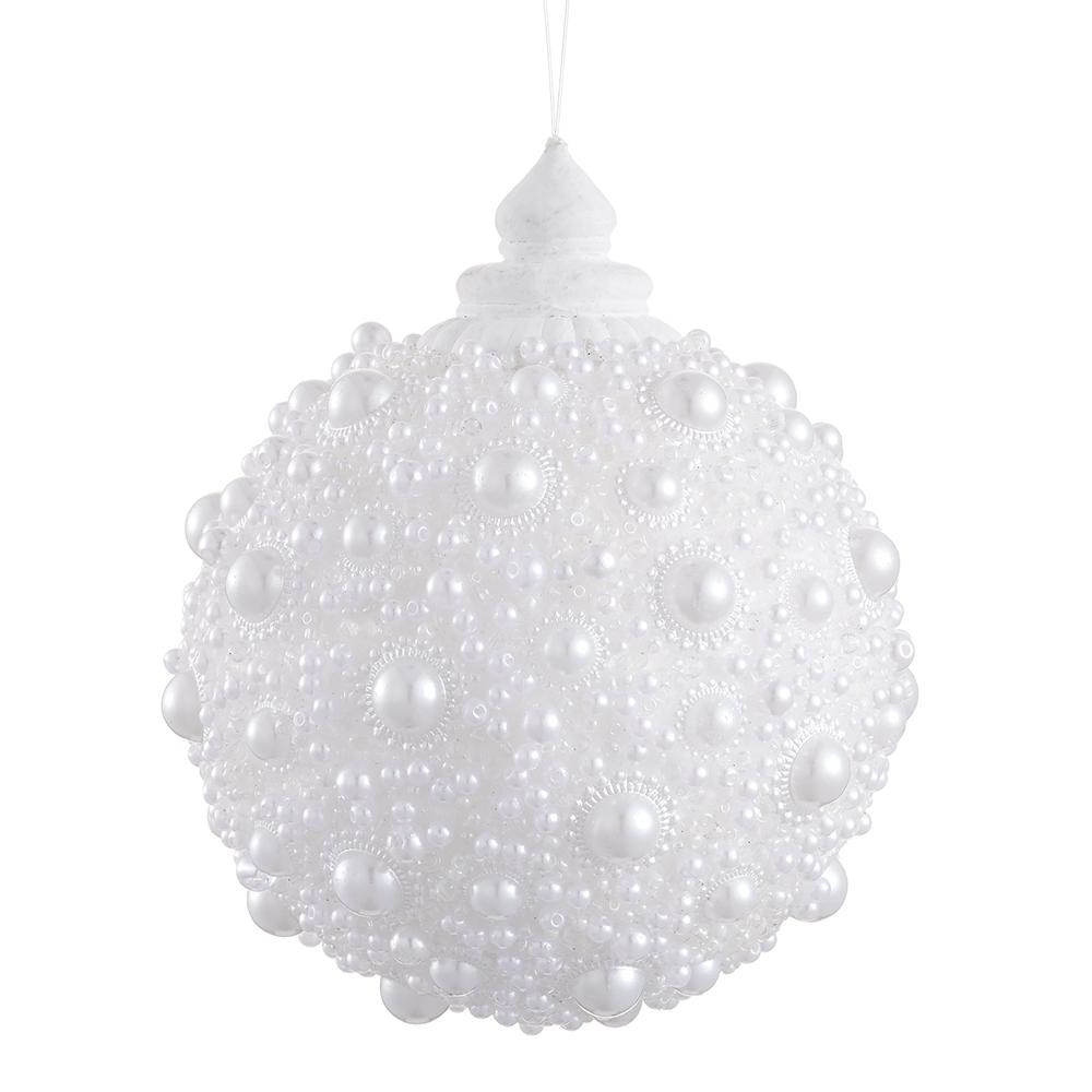 Valentine's Day - 	4.5" Pearl Ball Ornament