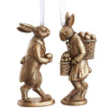 4.5" Bunny Ornament - SET OF 2