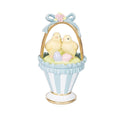 8.6" Resin Chicks in Easter Basket