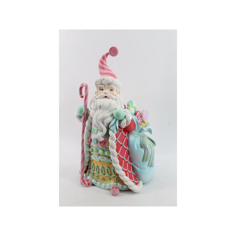 Santa's Sweet Shoppe Collection 20.5-inch Candy Santa Figurine
